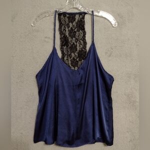 Satiny lace camisole, size med